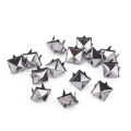 4 Claws Fashion for Hat,Bag,Clothes Pyramid Shape Metal Spikes Spots Nailhead Releasable Sewing Decor Garment Supplies Square Rivets DIY Studs.