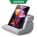 UGREEN Tablet Pillow Stand for Lap Soft Tablet Stand Holder Bed with 3 Viewing Angles Adjustable Pillow Holder for iPad Pro 9.7, 10.5, 11, 12.9 Air Mini 5 4 3 2 E-Reader. 