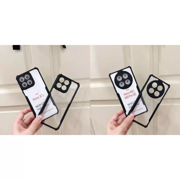 Honor%20X7c%20Back%20Cover%20Transparent%20Black%20Premium%20Quality%20Phone%20Case%20-%20Image%204