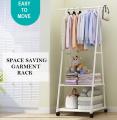 Clothing Shelf Coat Rack Removable Bedroom Clothes Hanger Floor Stand Coat Rack Multi Function Hanger Portable. 