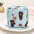 Cute Cartoon Tampon Storage Bag Girls Menstrual Waterproof Portable Makeup Storage Bag Sanitary Napkins Storage Large Capacity Napkin Bag. 