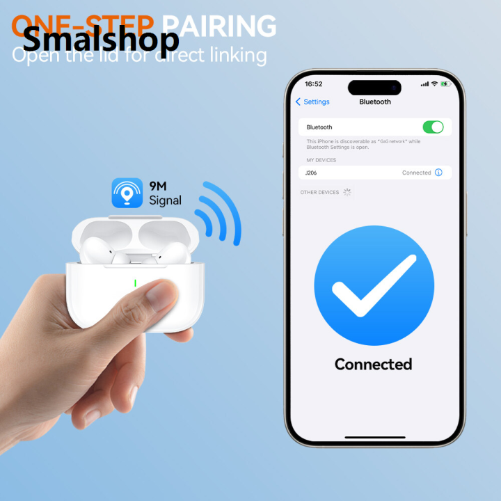Smalshop%20GOOJODOQ%20Wireless%20Earbuds%20J206%20Bluetooth%20Headphones%20Bluetooth%205.3%20Headphones%20with%20Built-in%20Microphone%20Good%20sound,%20noise%20reduction%20-%20Image%206