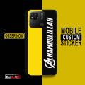 Alhamdulilla mobil sticker | Decorative Sticker for Mobile Back Cover | Mobile back side stickers. 