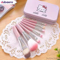 Hello Kitty Makeup Fever Mini Brush Set -7 Pcs - Brush Set (Pink). 