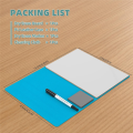 Portable Small White Board,Reusable Dry Erase Board Blue.
