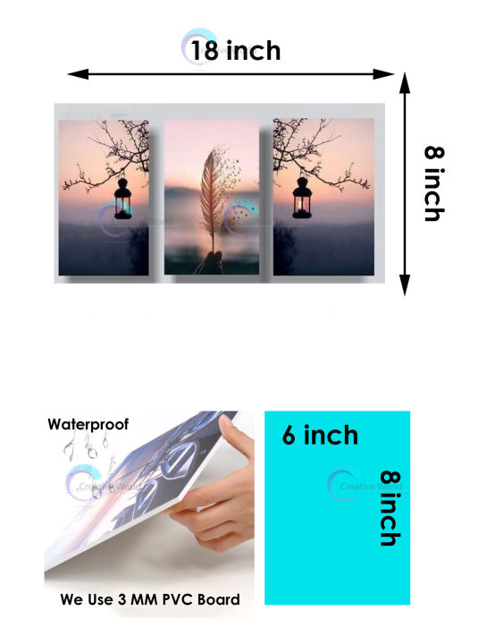Pvc%20board%20Wall%20Poster%203%20pcs%20Home%20Decoration%20with%203%20mm%20Board%20Most%20Unique%20Combo%20Wallboard%20wall%20decor%20easy%20to%20set%20up%20-%20Image%202