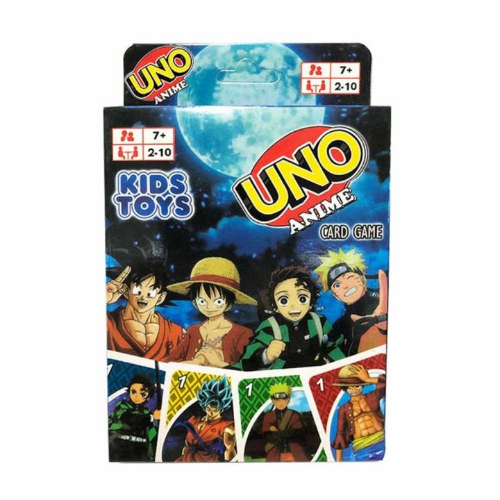 UNO%20Anime%20Card%20Game%20One%20Piece%20Naruto%20Dragon%20Ball%20Demon%20Slayer%20Uno%20Card%20Games%20110%20Cards%20-%20Image%205