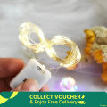 2M 20Led Mini Micro Copper Wire Light Battery Operated Led Strip String Fairy Lights. 