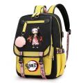Harajuku Novelty School Bags Anime Demon Slayer Kamado Nezuko Backpack Children Girls Kawaii Schoolbag Travel Bag Women Daypacks. 