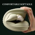 Winter Women Warm Home Slippers Waterproof Non-slip Plush Indoor Slides Woman Comfort Soft Sole Cotton Padded Shoes. 