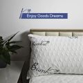 Bamboo Pillow Cover Waterproof Zipper Pillow Protector 48x74cm Bedbug Proof Hotel Home Bed Pillowcases. 