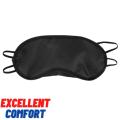 Premium Eye Mask, soft Comfortable Gift Travel Sleeping Eye Mask, Black Eye-shade Cover, Relax Sleep Men Blindfold Eye Mask for Men, Women & Kids Night Eyepatch Travel Mask for Sleeping. 