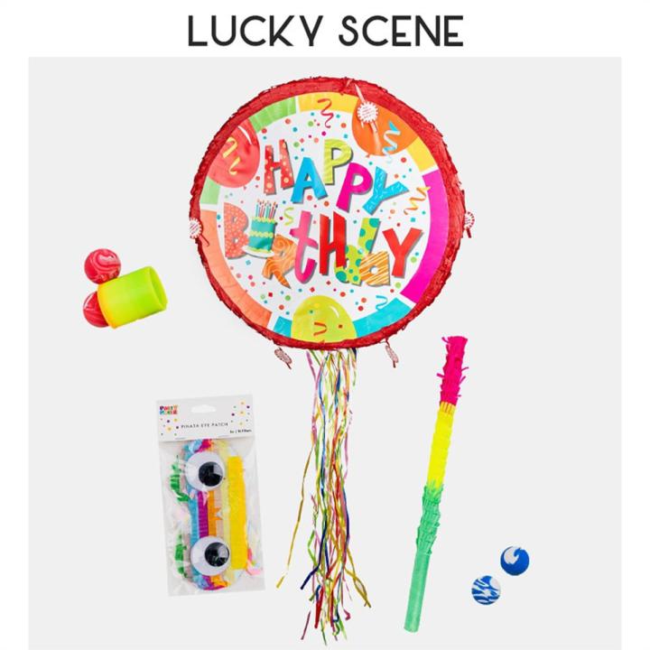 Pinata Birthday Pull And Fold Children's Birthday Party Game Props Princess S01580