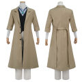 HOLOUN Bungo BSD Anime Dazai Osamu Cosplay Costume Wig Oversized Lining Coat Elastic Pants Vest Shirt Pendant Daily Wear Latest.