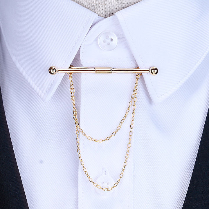 Round%20Head%20Double%20Chain%20Tassel%20For%20Mens%20Shirt%20Collar%20Pin%20%20Accessories%20-%20Image%202
