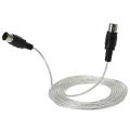9.8FT Midi Male to Male DIN 5-Pin Music Instrument Extension Cable Connector. 