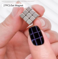 Magnet Rubik's Cube Chessboard Square Strong Magnetic Magnet Square Small Magnet Manicure Tool-27 pcs.