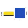 NANLIY 30Pcs Whiteboard Eraser Washable and Reusable Magnetic Whiteboard Eraser for Cleaning Dry Erase Markers. 