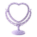 31 Nians love heart shaped dormitory desktop princess mirror table decoration girl pink heart makeup dressing mirror. 