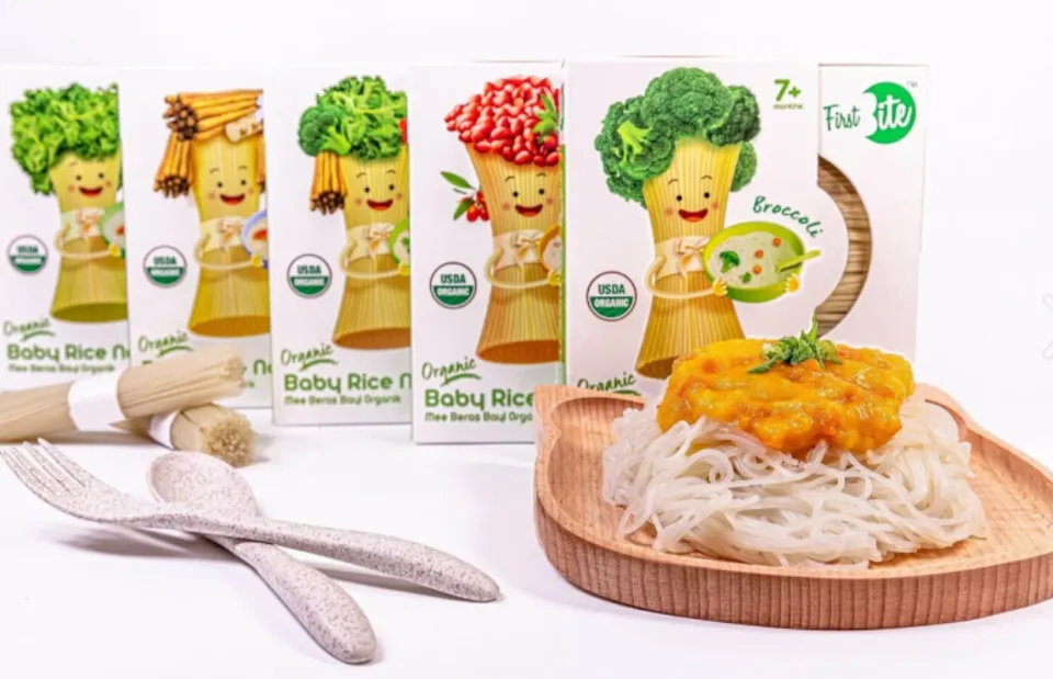 First Bite Organic Baby Rice Noodle (Gluten Free) 180gm