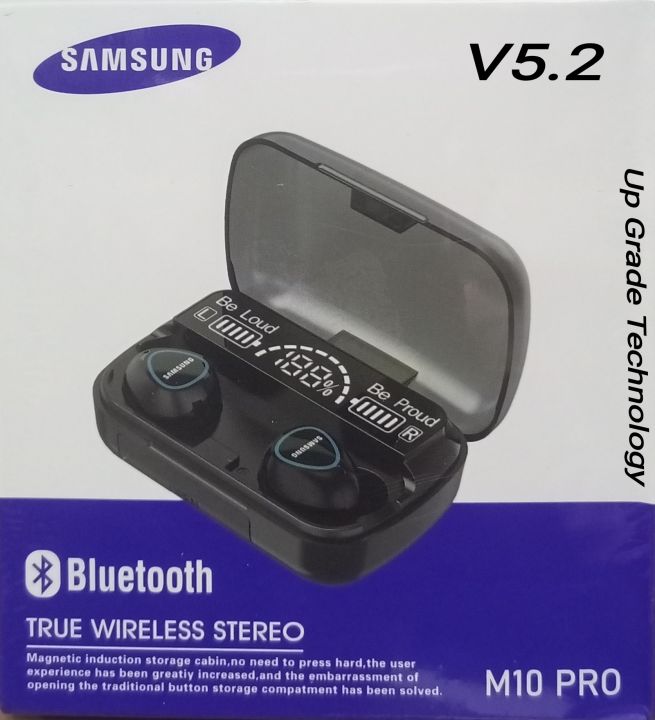 Samsung%20M10%20Pro%20V5.2%20TWS%20Earphone%209D%20Stereo%20LED%20Digital%20Display%20Touch%20CVC8.0%20Digital%20Noise%20Reduction%20Technology%20(With%202000mAh%20Mini%20Power%20Bank%20Charging%20Box)%20-%20Image%202