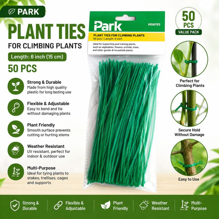 Plant Ties for Climbing Plants 50 Pcs 6 inchi