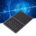 Wireless Numeric Keypad, Portable Size Number Keypad Touchpad Design for Office. 