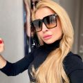 New Fashion square Sunglasses Women 2021 trend Gradient Sunglasses Luxury Brand Designer Women's sunglasses UV400 Outdoor travel. 