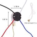 Fan Switch-1 x ZE-208S ceiling fan switch- & White.