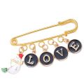 YuenZ A-Z KC gold color letter DIY accessories enamel alphabet charms alloy small pendant for bracelet 15*13mm 5.
