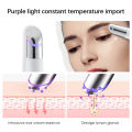Hot Compress Eye Massage Pen Constant Temperature Heating Vibration Eye Skin Beauty Massager Dark Circles Removal USB Charging. 