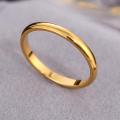 Golden Men's Lifestyle Stainless Steel Finger Ring. 