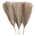 3Pcs Dried Pampas Grass Flower Arrangement Phragmites Reed Flower for Wedding Farmhouse Decor. 