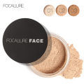 FOCALLURE Makeup Face Powder 3 Colors Makeup Waterproof Loose Cover Powder Skin Finish Oil Control. 