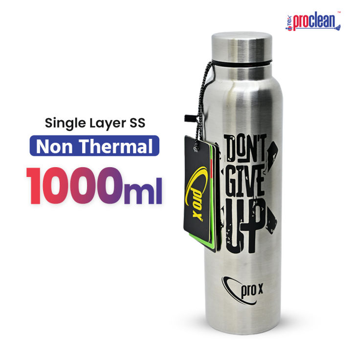 Proclean (1000ml)Single Steel  Layer Non Thermal Water Bottle_WB-2142
