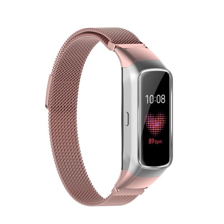 For%20Samsung%20Galaxy%20Fit%20SM-R370%20Milanese%20Watch%20Band(Rose%20Pink)%20-%20Image%207