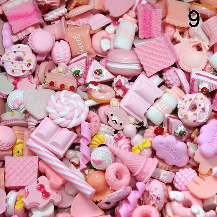 【Top-Rated Product】 10pcs Mini Play Food Cake Biscuit Donuts Miniature ...