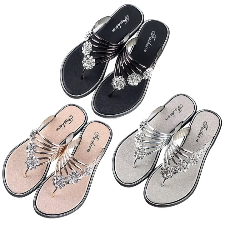Ladies%20Slippers%20Summer%20Sandals%20New%20Flat%20Flip-flops%20Women's%20Shoes%20Lightweight%20Slippers%20Women's%20Casual%20Flip-flops%20-%20Image%205