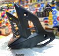 Motorcycle Universal Engine Guard + Fitting Claims ( Full Set ) (Matt Black). 