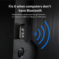 USB Bluetooth 5.0 Adapter Transmitter Bluetooth Receiver Audio Bluetooth Dongle Wireless USB Adapter for Computer PC Laptop c. 