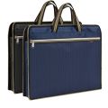 THE IDOL Waterproof High Capacity Filing Products Student Portfolio Bag Conference Bag Organizer Bag Business Handbag File Organizer Package Business Storage Bag A4 File Bag Briefcase Canvas.