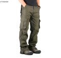 Flexible 6 Pocket Light Olive Mobile Pant For Men's. 