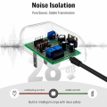 Guitar Pedal Power Supply Adapter 9V DC Tip Negative 5 Way Daisy Chain Cables for Guitar Effect Pedal Durable Easy to Use. 