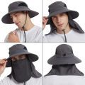 1pcs Summer Sun Hats UV Protection Outdoor Hunting Fishing Cap for Men Women Hiking Camping Visor Adjustable Headgear. 