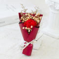 Soap Rose Bouquet Valentines Day Gift Wedding Bouquet Home Decorations Rose Flower Bouquet Hands Wedding Party Gifts.