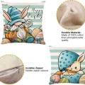 Throw Pillow Covers Spring Easter Pillowcase for Sofa Living Room Bedroom. 
