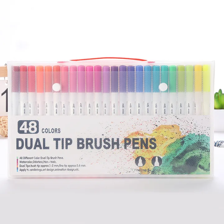 Primary%20School%20Junior%20High%20School%20Children%20Water-Based%2024/36/48%20Color%20Marker%20Pen%20Watercolor%20Painting%20Kit%20Prize%20Birthday%20Gift%20Batch%20-%20Image%208