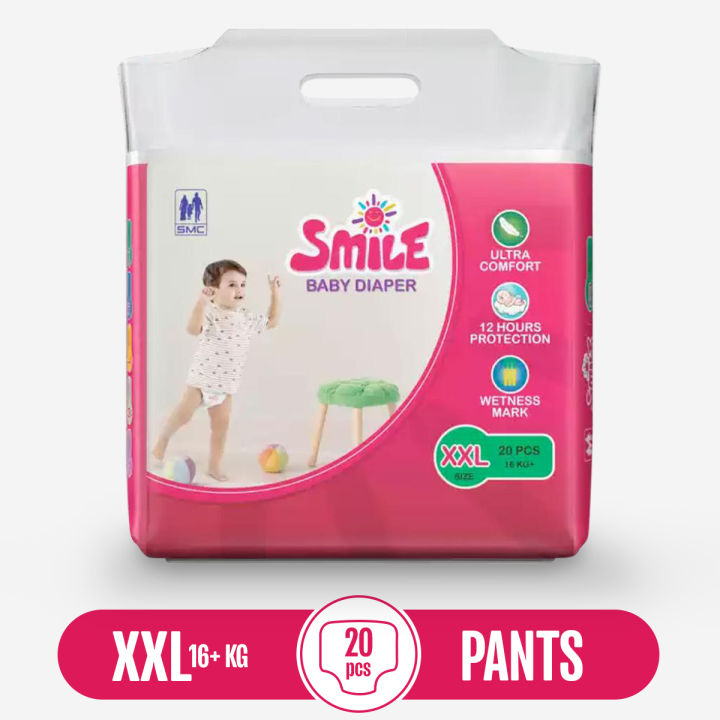 Smile Baby Diaper Extra XX Large (XXL) (16+ kg) - 20 pcs