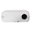 Silencer Upgraded Clamp Bracket Car Air Parking Heater Exhaust Pipe Stainless Steel for Webasto Eberspacher Black. 