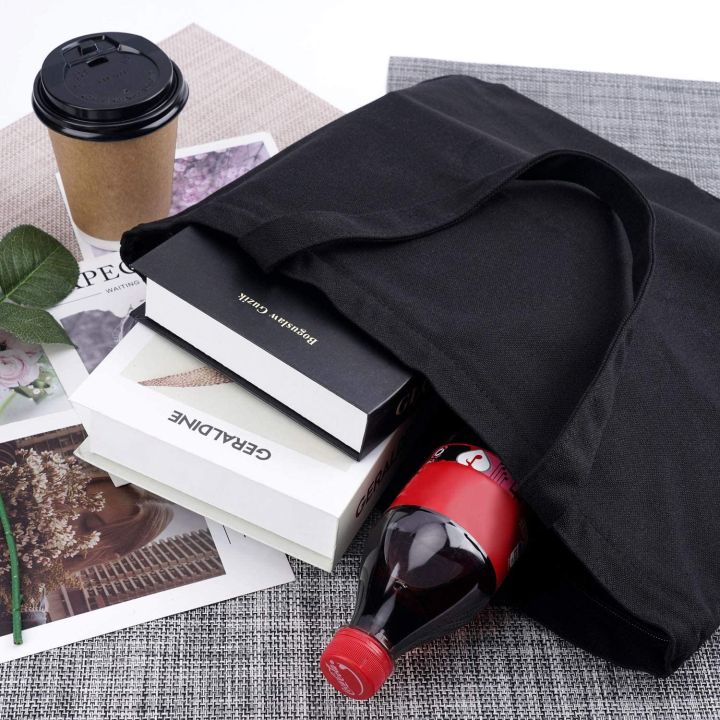 Trendy%20Top%20Handle%20Tote%20Canvas%20Bag%20for%20girls%20Black%20Color%20with%20Mini%20Pouch%20and%20Shopping%20Bag%20/%20College%20/%20University%20Bag%20Tote%20Bag%20Canvas%20Bag%20with%20Zipper%20(2in1%20Combo%20Pack)%20-%20Image%206